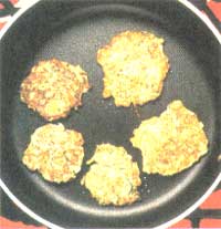 Corn cakes are hearty enough to keep you full through lunchtime.
